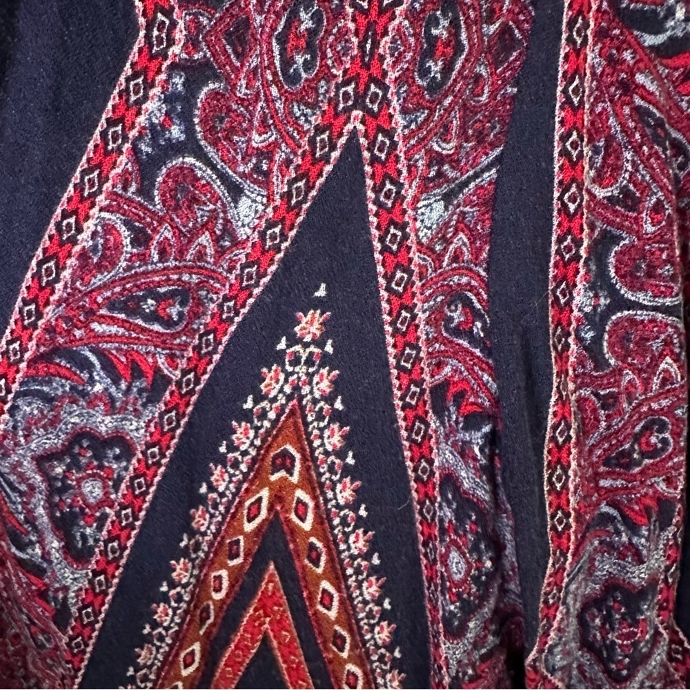 Paisley Lightweight Flounce Kimono - Picture 13 of 13